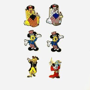 Disney Pin -Lot- Kodak '89. Mickey Mouse, Minnie Mouse, Goofy.